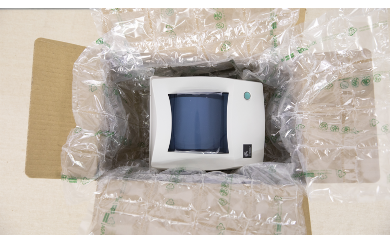 蘇州建技：JP600緩沖氣墊機，99%空氣+1%材料組成，用多少做多少