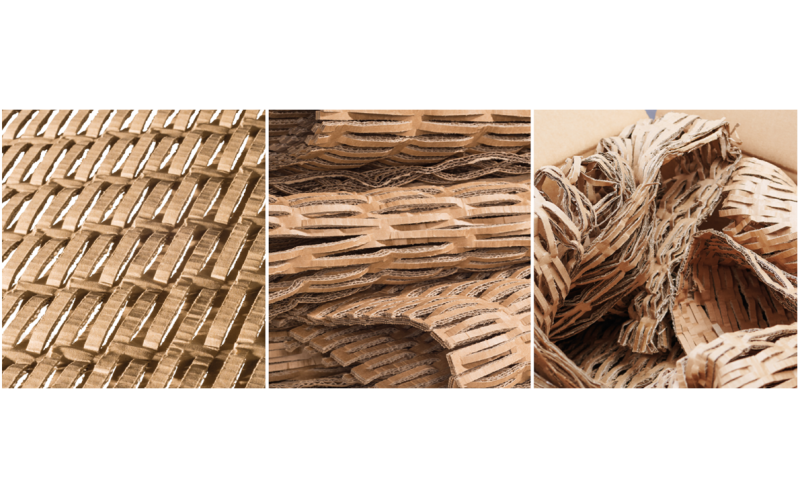 廢舊紙板千萬別扔了，可以膨切成蜂窩狀的緩沖材料