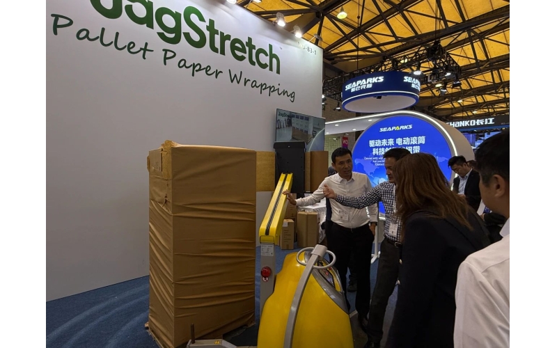擁抱綠色未來：JagStretch托盤紙纏繞包裝，為可持續(xù)包裝賦能